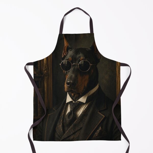 Item preview, Doberman Portrait with Glasses designed and sold by VelarisMoon.