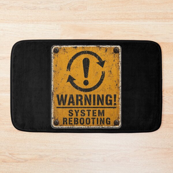 Item preview, SIGNS -  Warning System Rebooting designed and sold by MetusArt.