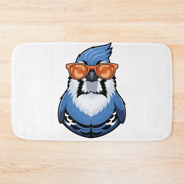 Item preview, Cool Blue Jay Wearing Sunglasses Funny Bird designed and sold by DariaOltes.