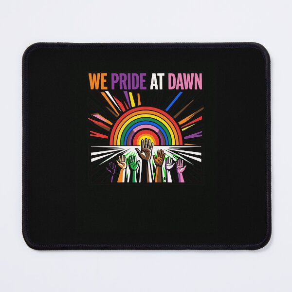 Item preview, WE PRIDE AT DAWN LGBTQ+ Rainbow Unity Sunrise designed and sold by snowry.