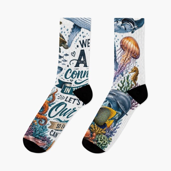 Item preview, Ocean life conversation vintage marine design designed and sold by urbanshop7.