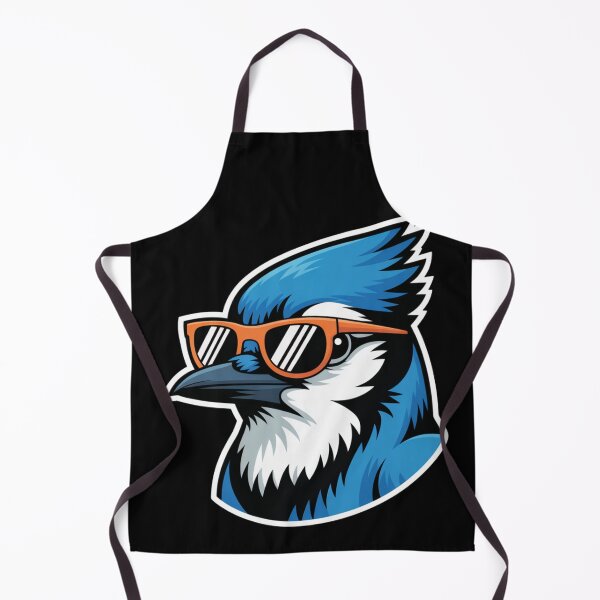 Item preview, Cool Blue Jay Wearing Sunglasses Mascot Art designed and sold by DariaOltes.