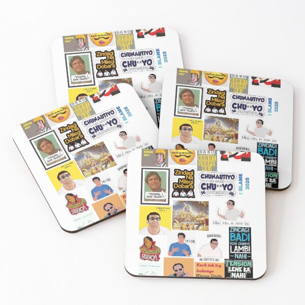 Item preview, Funny Indian Meme Sticker Collage designed and sold by Maplyx.
