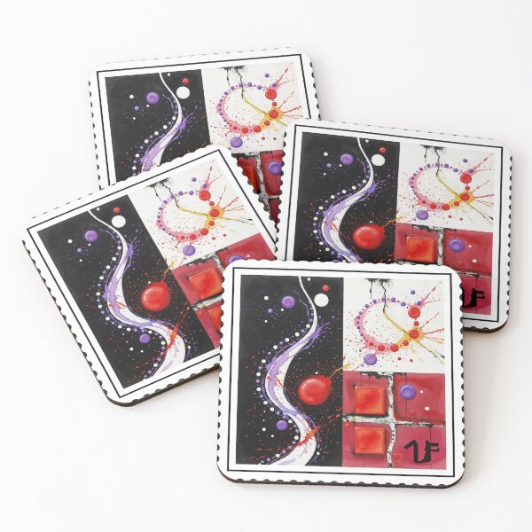 Item preview, rhythm of the spheres stamp colorful geometric abstract design designed and sold by SmashingDeals.