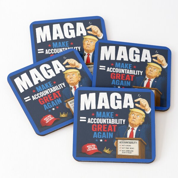 Item preview, ⭐ MAGA = MAKE AMERICA GIGGLE AGAIN COLLECTION ⭐ MAGA = Make Accountability Great Again designed and sold by WheelieGdArt.