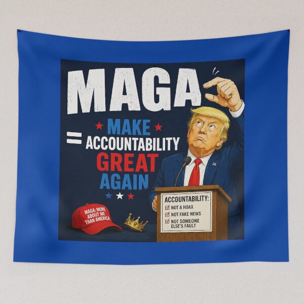 Item preview, ⭐ MAGA = MAKE AMERICA GIGGLE AGAIN COLLECTION ⭐ MAGA = Make Accountability Great Again designed and sold by WheelieGdArt.