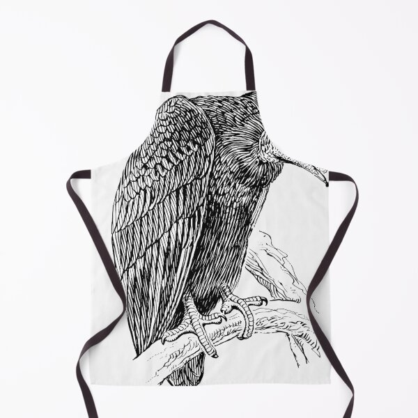 Item preview, Vintage Vulture Ink Sketch Gothic Bird Art designed and sold by A-pdo.