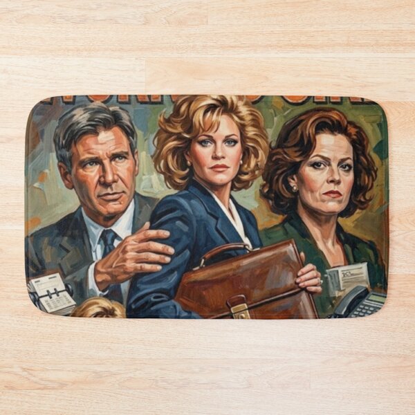 Item preview, Working Girl Retro Romantic Comedy Tribute Art Movie Poster designed and sold by Art's Diner.