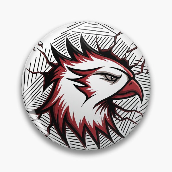 Item preview, Breaking Free Hawk - Abstract Geometric Bird Art designed and sold by Gabissq.