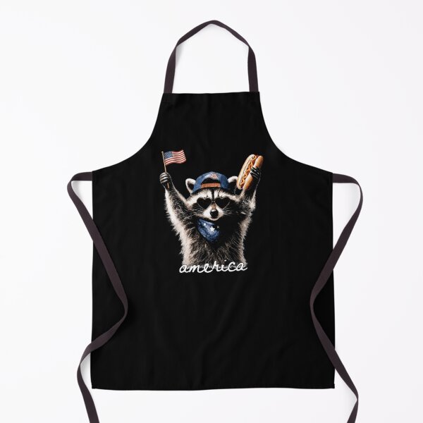 Item preview, USA America Raccoon Hot Dog 1776 designed and sold by CoquetteGoose.
