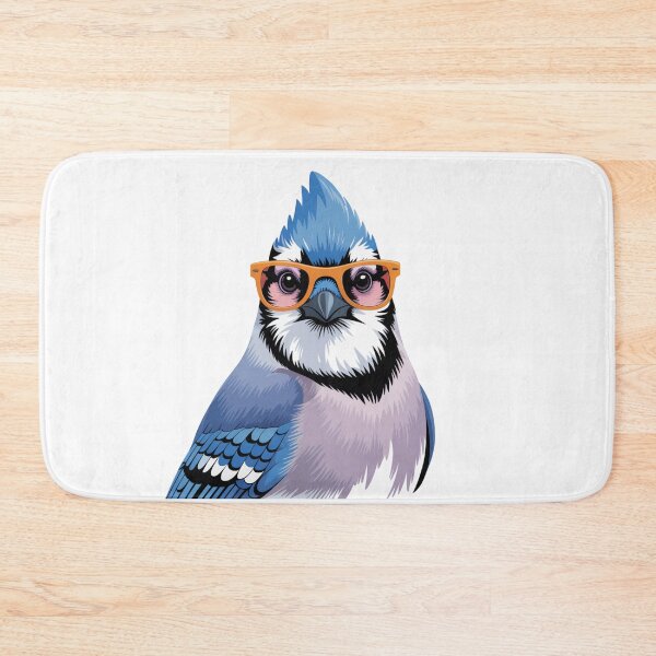 Item preview, Cool Blue Jay Wearing Sunglasses Funny Bird designed and sold by DariaOltes.