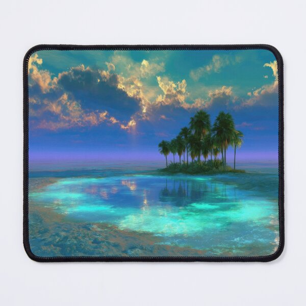 Item preview, Emerald Lagoon Isle designed and sold by riquishop.