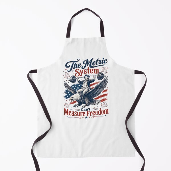 Item preview, The Metric System Can't Measure Freedom Funny 4th of July designed and sold by CoquetteGoose.