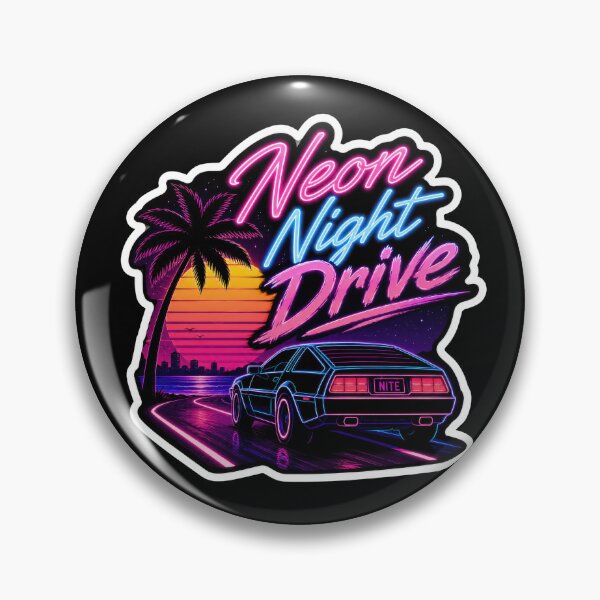 Item preview, Neon Night Drive designed and sold by Sketchlegacy.