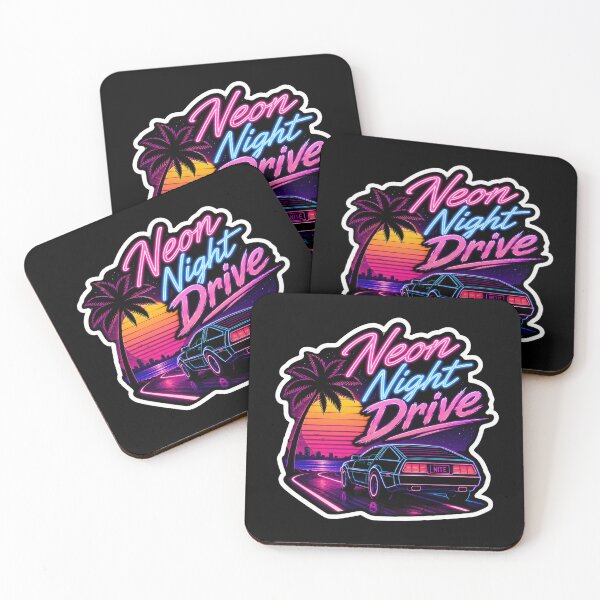 Item preview, Neon Night Drive designed and sold by Sketchlegacy.