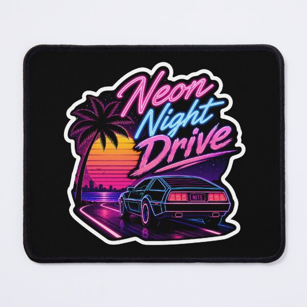 Item preview, Neon Night Drive designed and sold by Sketchlegacy.
