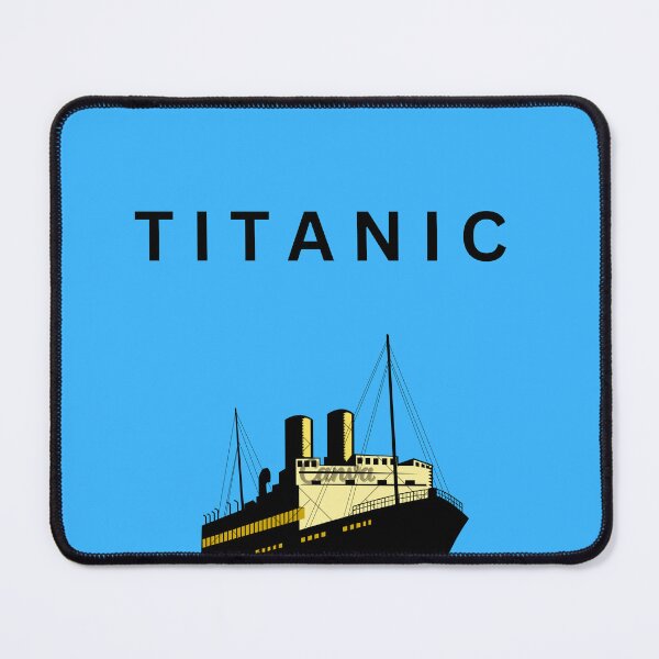 Item preview, Titanic Minimalist Silhouette Ship Design designed and sold by Shivhar19.