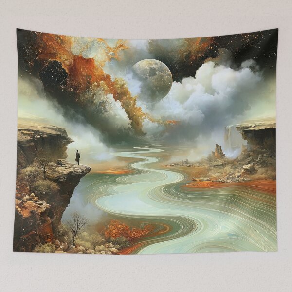 Item preview, The Nebula River Dreamscape designed and sold by bloorose.