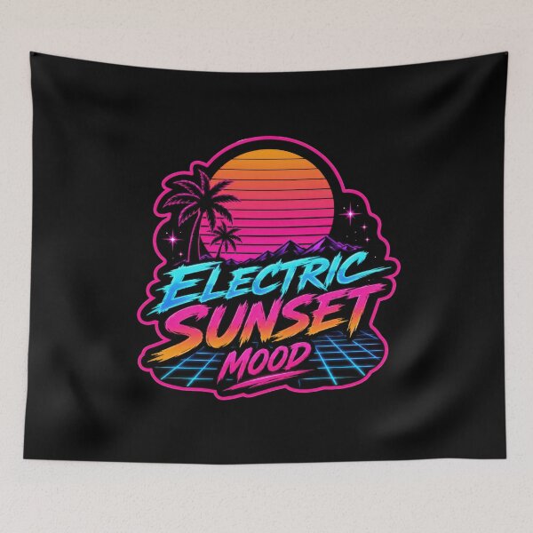 Item preview, Electric Sunset Mood designed and sold by Sketchlegacy.