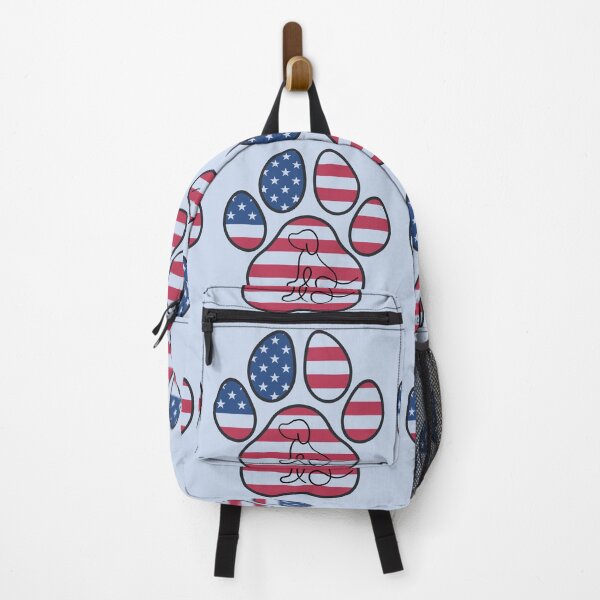 Item preview, Patriotic paw print with puppy designed and sold by Doodles Down South.