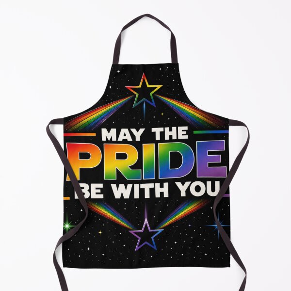 Item preview, MAY THE PRIDE BE WITH YOU Pride Month with Rainbow Stars and Constellations in Space designed and sold by MakersFolly.