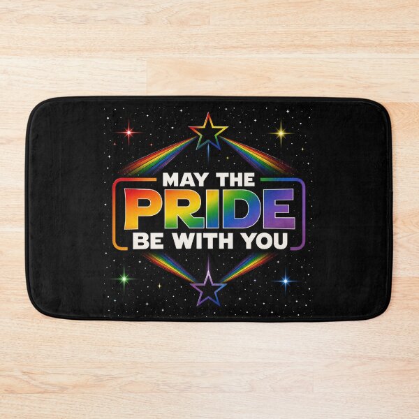 Item preview, MAY THE PRIDE BE WITH YOU Pride Month with Rainbow Stars and Constellations in Space designed and sold by MakersFolly.