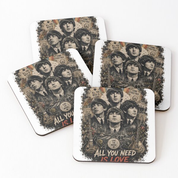 Item preview, All You Need Is Love Vintage Classic Rock Retro Music T-Shirt designed and sold by rafliynr.