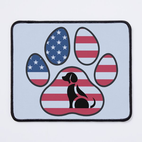 Item preview, Patriotic paw print & artistic puppy designed and sold by Doodles Down South.