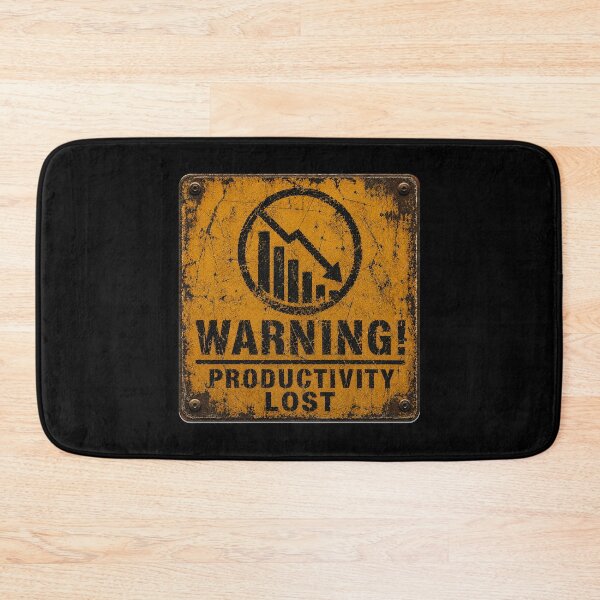Item preview, SIGNS -  Warning Productivityproductivity lost, Lost designed and sold by MetusArt.