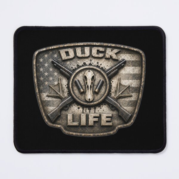 Item preview, Duck Life Waterfowl Hunting American Flag Duck Hunter Wall Art Waterfowl Gift designed and sold by artistwill.