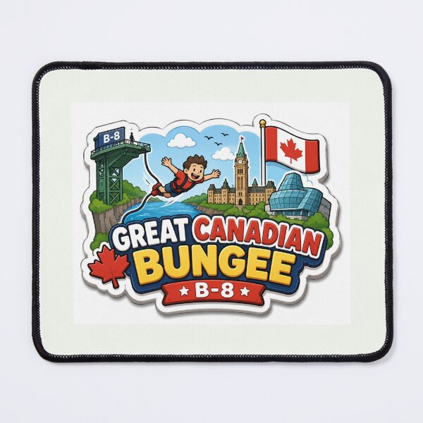 Item preview, Adventure Label  Label Text GREAT CANADIAN BUNGEE ?? designed and sold by PaintMeWorld.