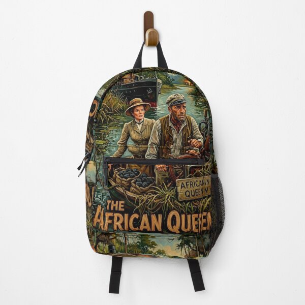 Item preview, The African Queen Retro Adventure Romance Tribute Art Movie Poster designed and sold by Art's Diner.