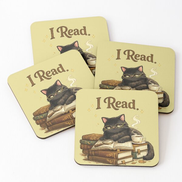 Item preview, I Read My Cat Supervises | Cute | Book Lover | Cat Reading Gift for Cat Moms and Bookworms | designed and sold by MimiSabu.