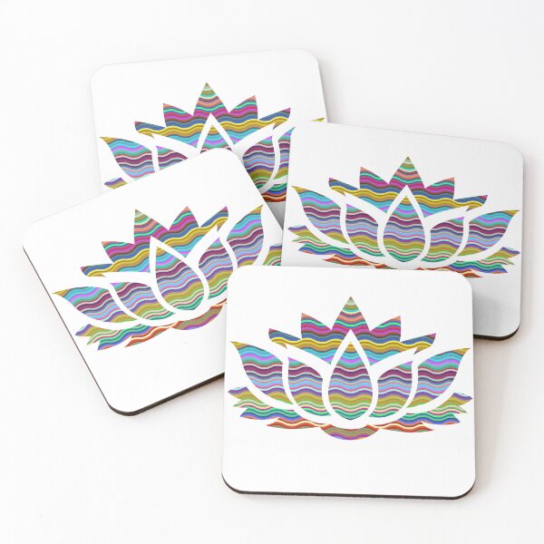 Item preview, Rainbow Wave Lotus designed and sold by The Painted Lamb.