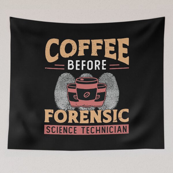 Item preview, Forensic Science Coffee Fingerprints Coffee Lover designed and sold by tshirtconcepts.