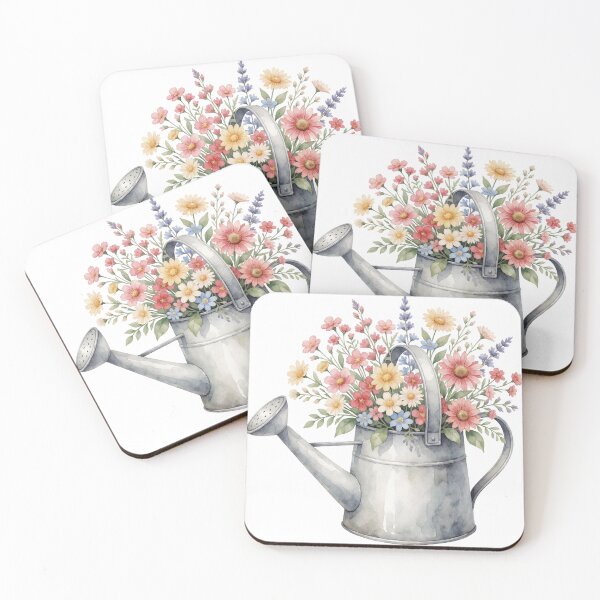 Item preview, Flower Watering Can Sticker | Gardening Decor designed and sold by AillustriaAK.