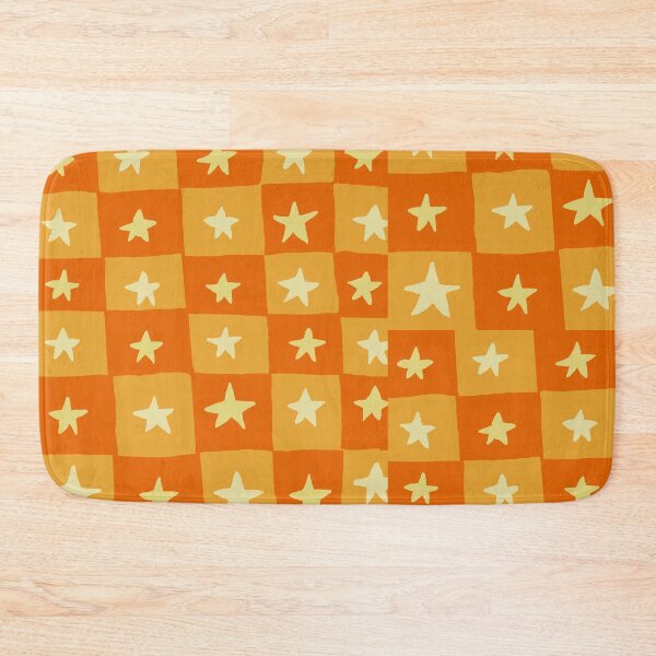 Item preview, Orange star quilt  designed and sold by Summertime_lovin.