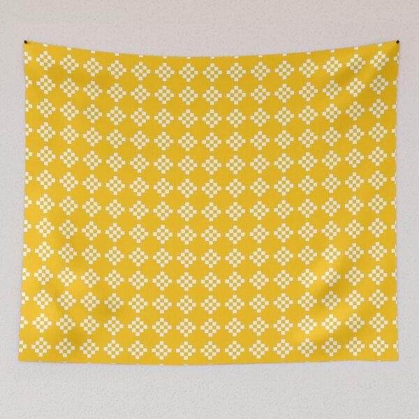 Item preview, Yellow & white tiles designed and sold by Mint + Midnight.