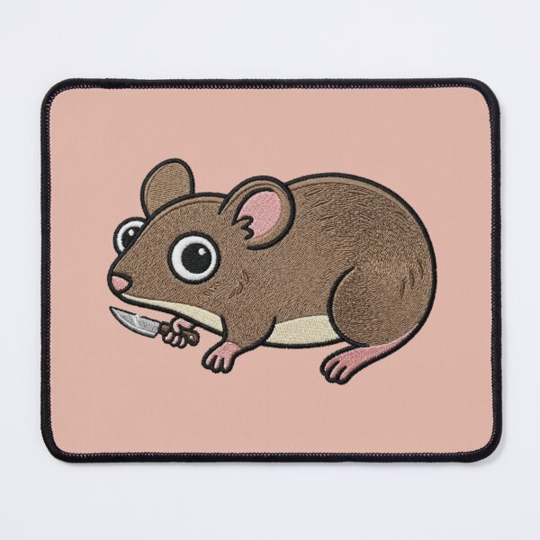 Item preview, mouse with a knife designed and sold by 123ks.