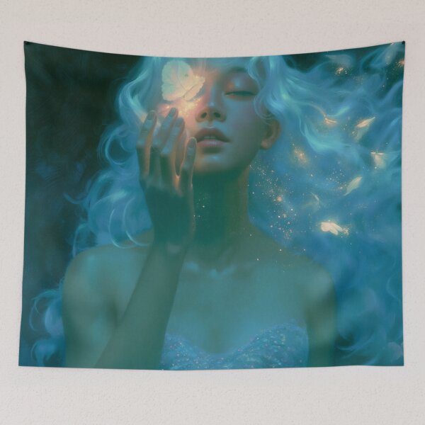 Item preview, The Butterfly of Frozen Memory designed and sold by oanaunciuleanu.