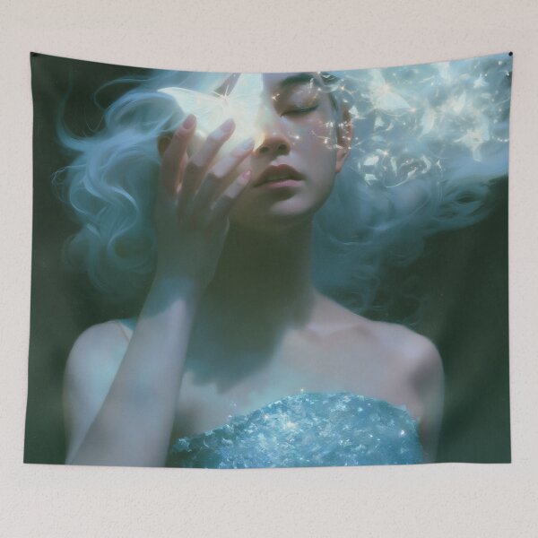 Item preview, The Butterfly of Frozen Memory designed and sold by oanaunciuleanu.