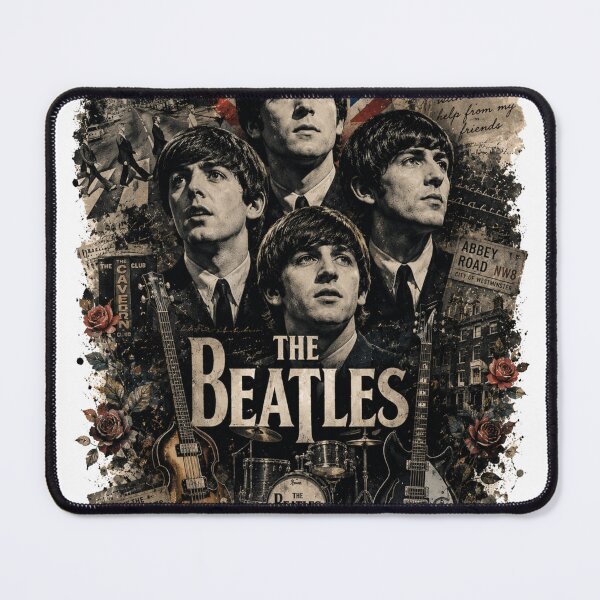 Item preview, The Beatles Vintage British Rock Abbey Road Retro T-Shirt designed and sold by rafliynr.