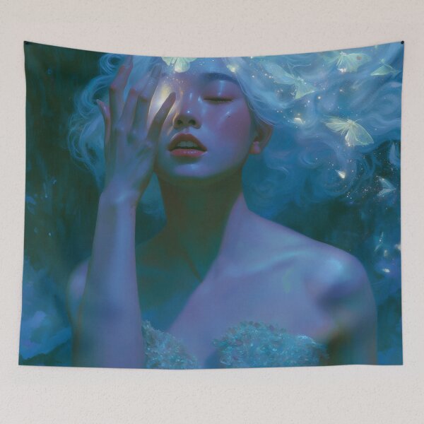 Item preview, The Butterfly of Frozen Memory designed and sold by oanaunciuleanu.