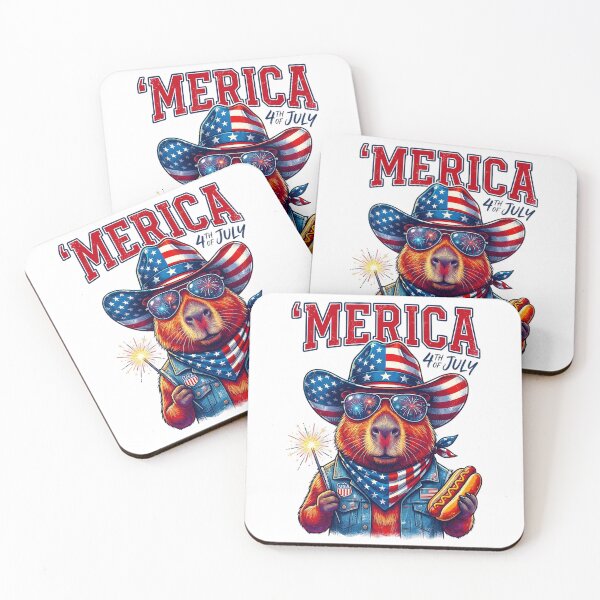 Item preview, Merica Patriotic Capybara designed and sold by EfiKrios.