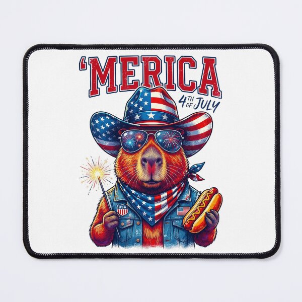 Item preview, Merica Patriotic Capybara designed and sold by EfiKrios.