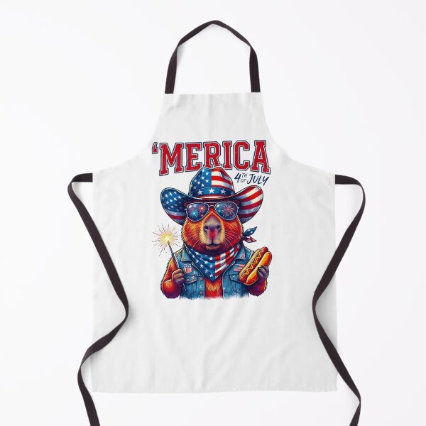Item preview, Merica Patriotic Capybara designed and sold by EfiKrios.