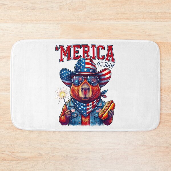 Item preview, Merica Patriotic Capybara designed and sold by EfiKrios.