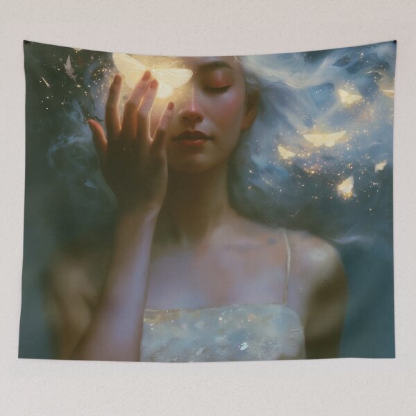 Item preview, The Butterfly of Frozen Memory designed and sold by oanaunciuleanu.