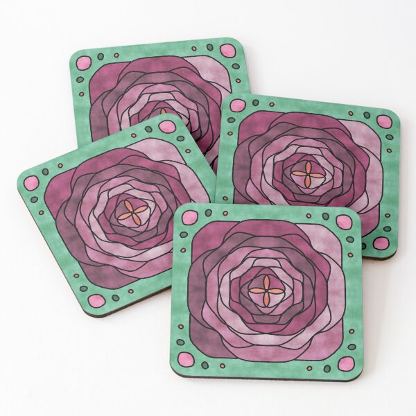 Item preview, Abstract Rose designed and sold by Thistlegrove.