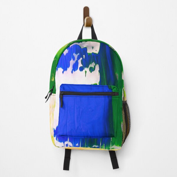 Item preview, Rainbow Drip Paint – Vibrant Purple, Blue, Green & Orange Abstract Art designed and sold by BuckaBaby.